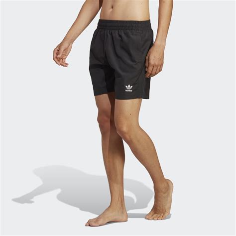 adidas schwimshorts schwarz rot|Adicolor Essentials Solid Swim Shorts .